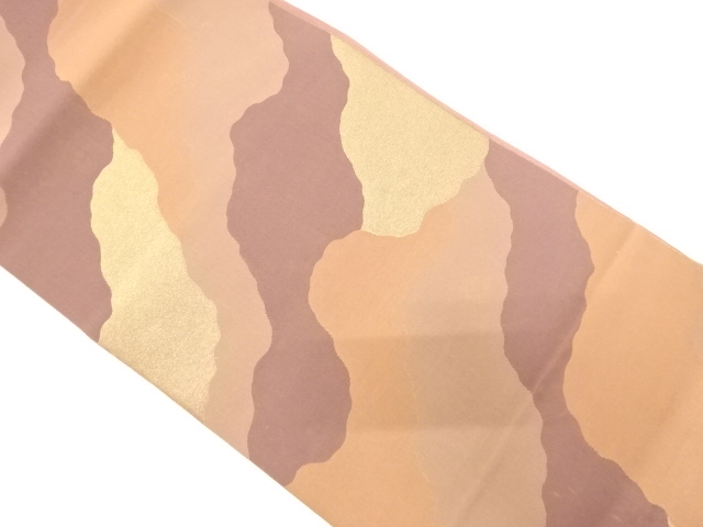 JAPANESE KIMONO / ANTIQUE FUKURO OBI / SILK / WOVEN MICHINAGADORI